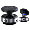 X90W Portable Car Magnetic Adjustable Angle 360 Degrees Phone Holder  Vacuum Suction Cup Wireless Charger Mobile Phone Car Mount