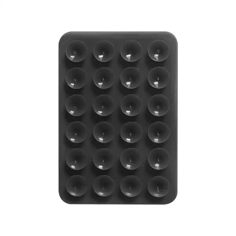 Silicone Suction Phone Holder Mat Multi-functional Suction Cup Phone Stand Square Anti-Slip Single-Sided Case Mount Back Sticker