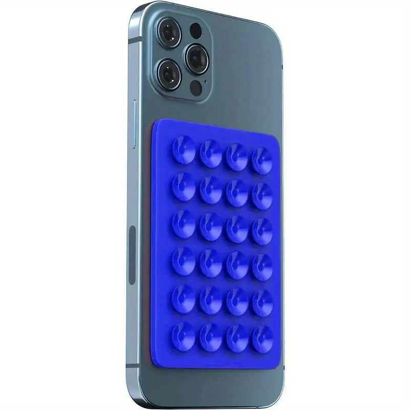 Silicone Suction Phone Holder Mat Multi-functional Suction Cup Phone Stand Square Anti-Slip Single-Sided Case Mount Back Sticker